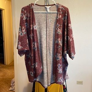 Arizona Jean Co Juniors Floral Kimono